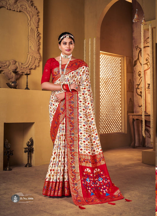 Purple Soft Dola Silk Paithani Patola Saree SBS5