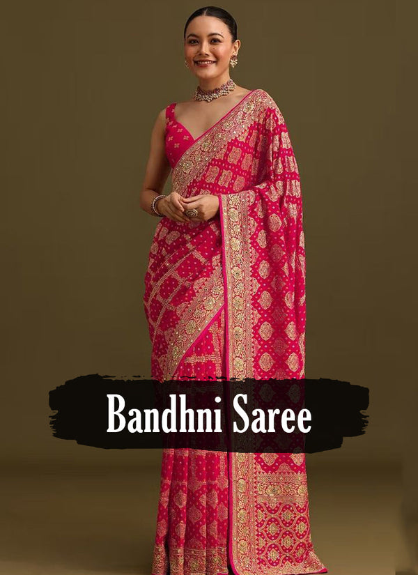 Bandhani Saree