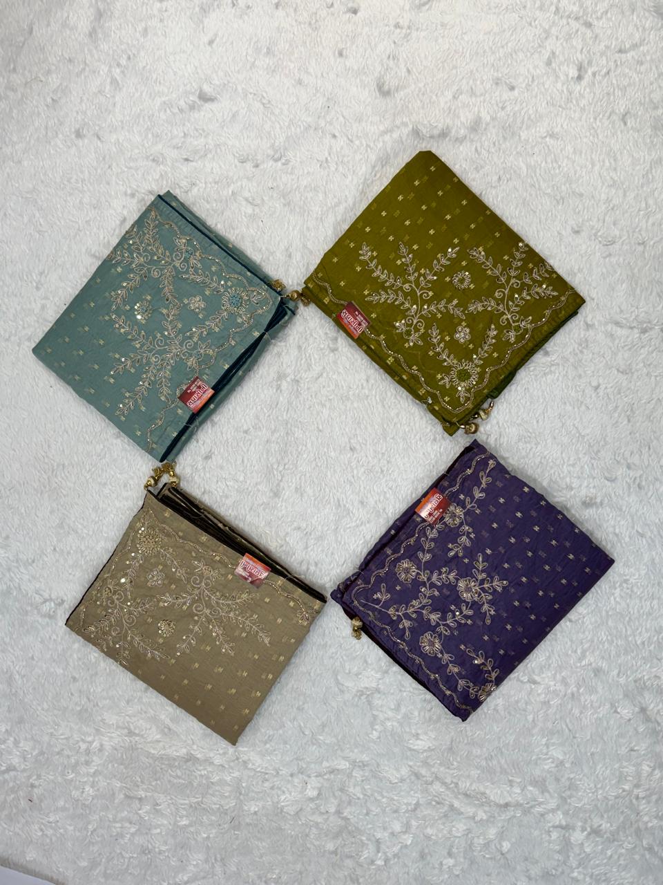 Golden Sand Elegance Saree