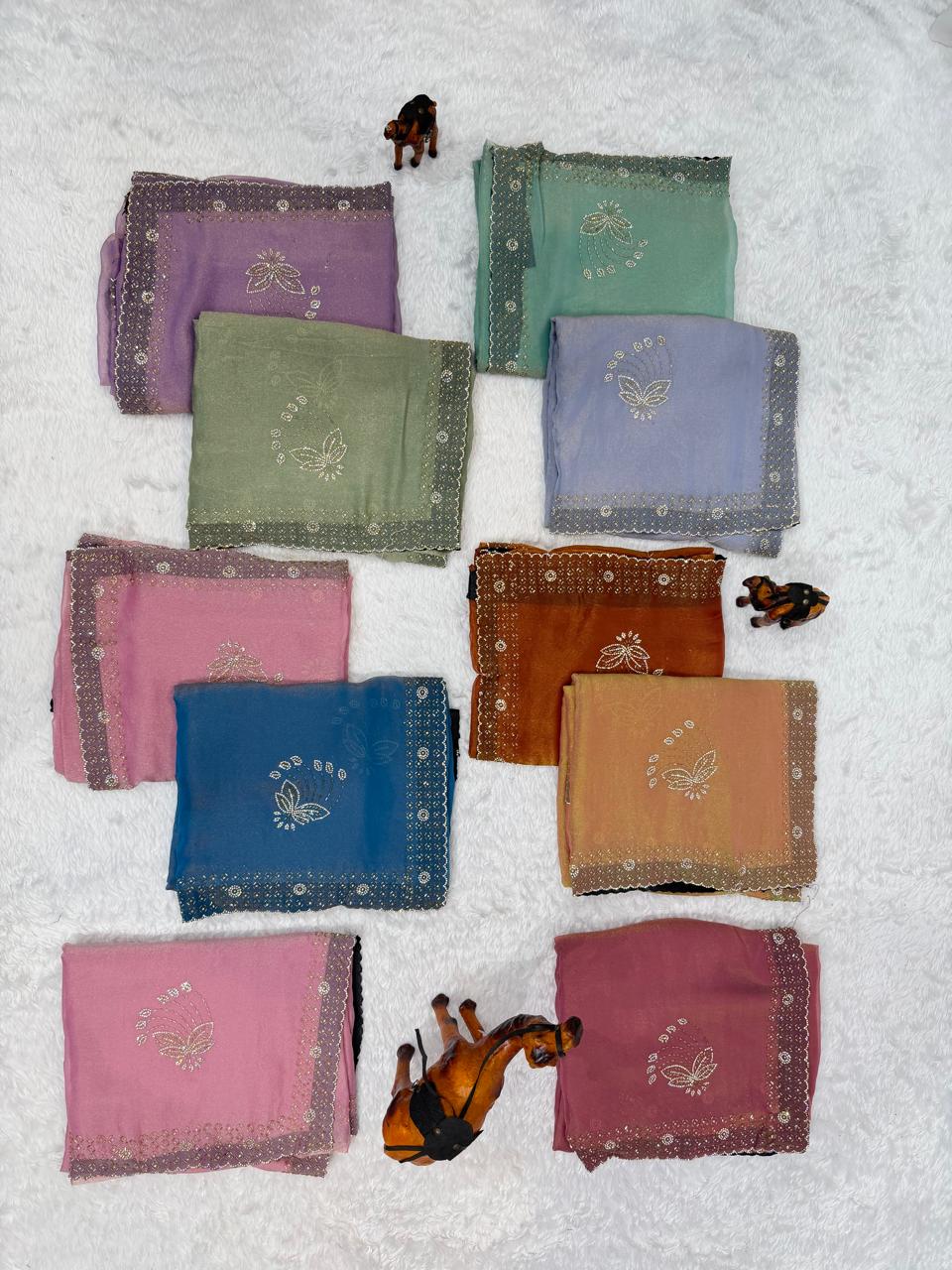 Serene Mint Grace Festive Saree