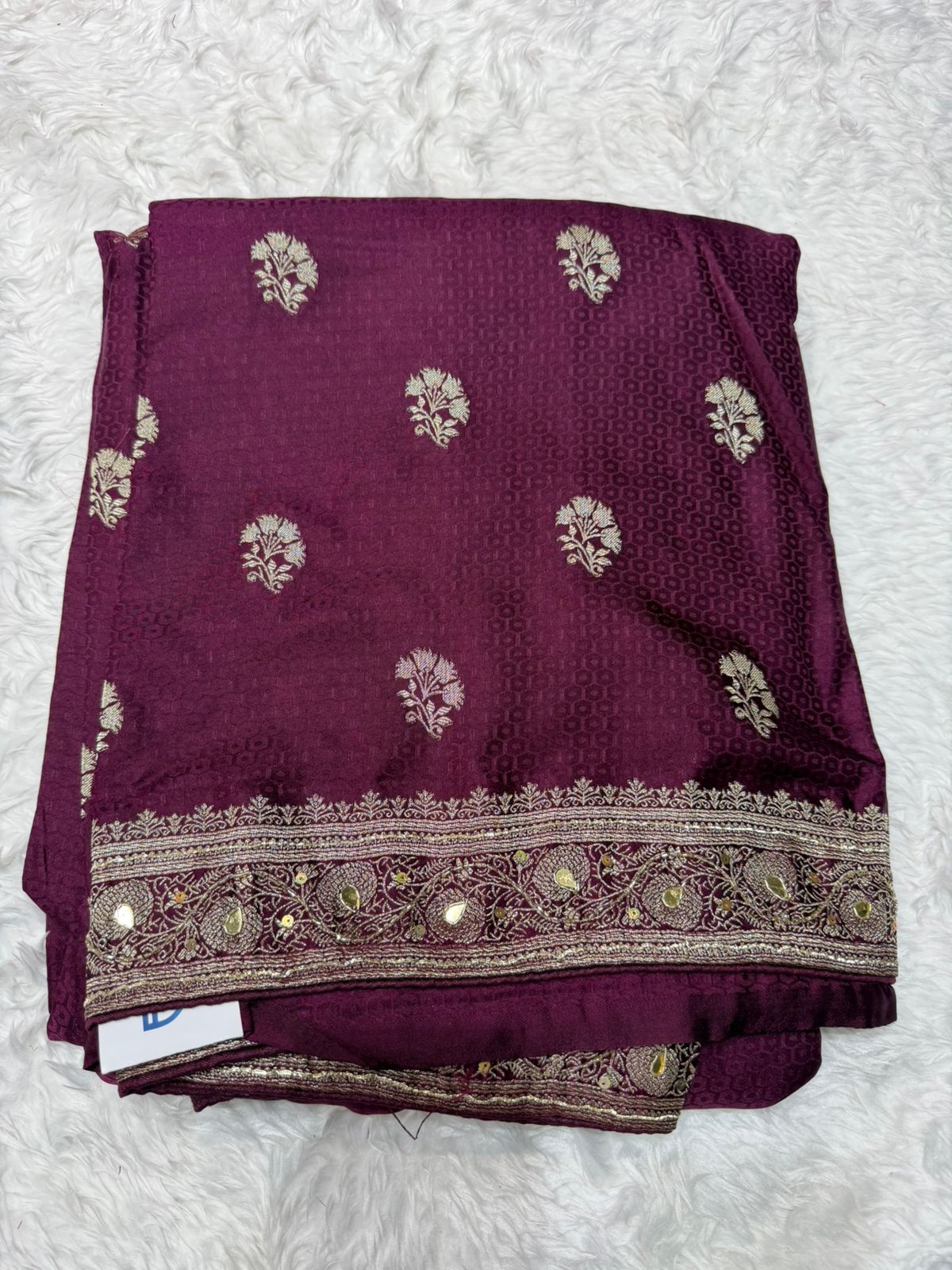 Graceful Ruby Red Ethnic Woven Saree