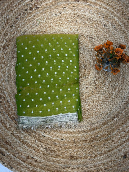Pink Linen Saree for Wedding & Party Wear