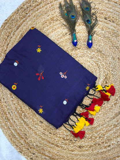 Classic Black Traditional Saree for Elegant Occasions